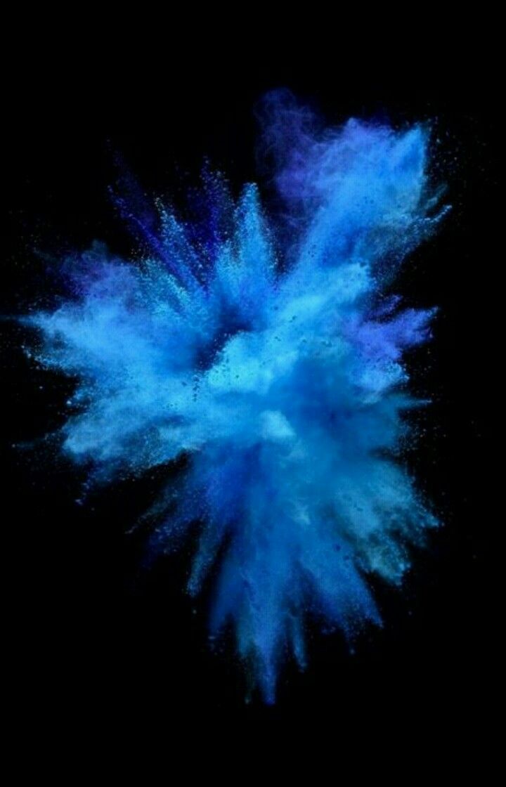 Colors Splash. Black and blue