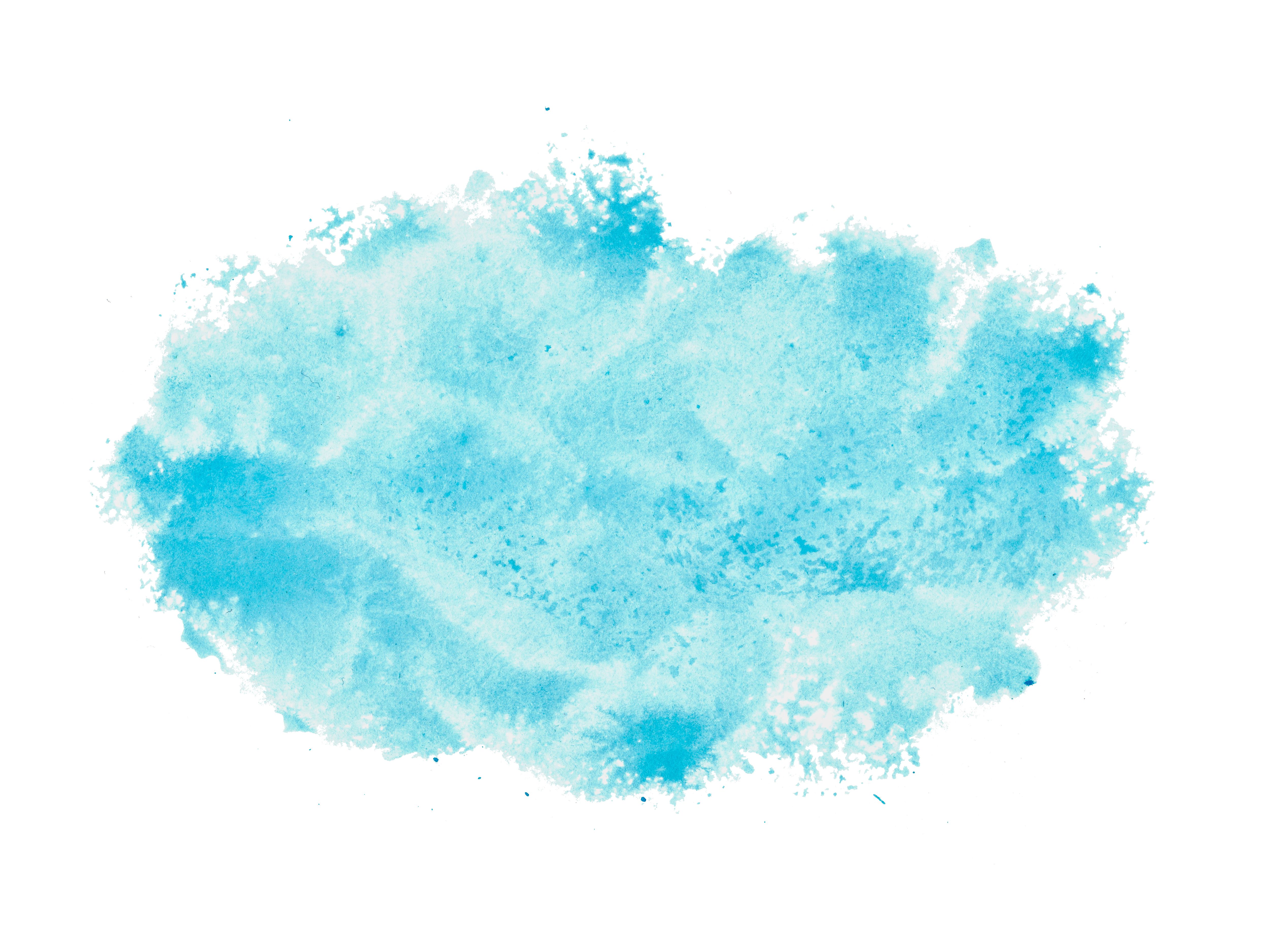 Light Blue Watercolor Splash