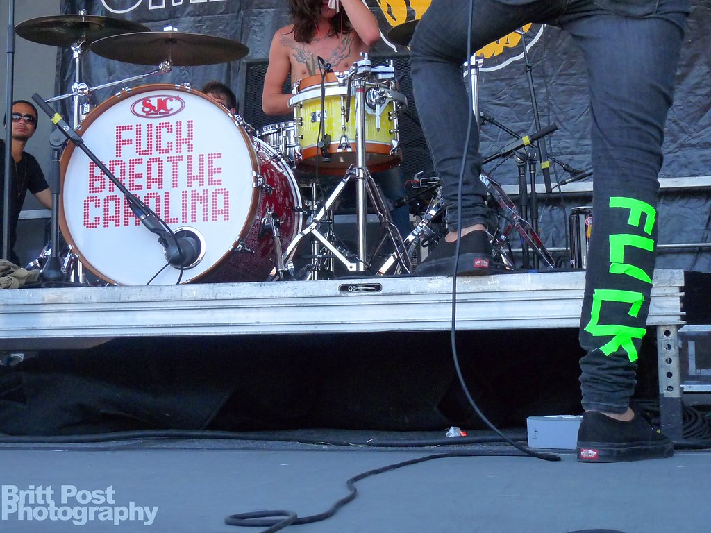 Breathe Carolina. Warped Tour '09