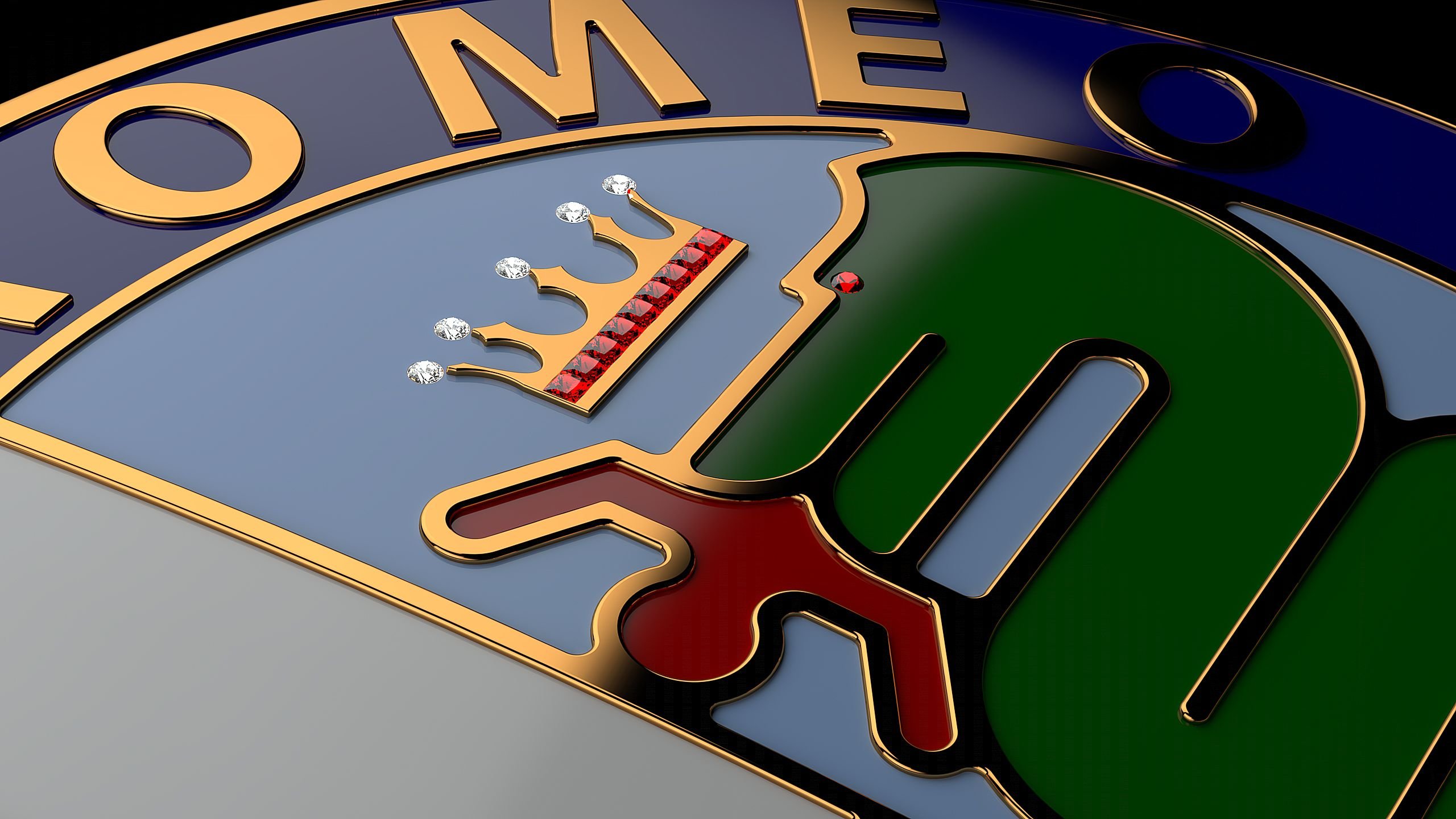 Alfa Romeo Logo Wallpaper 2560x1440