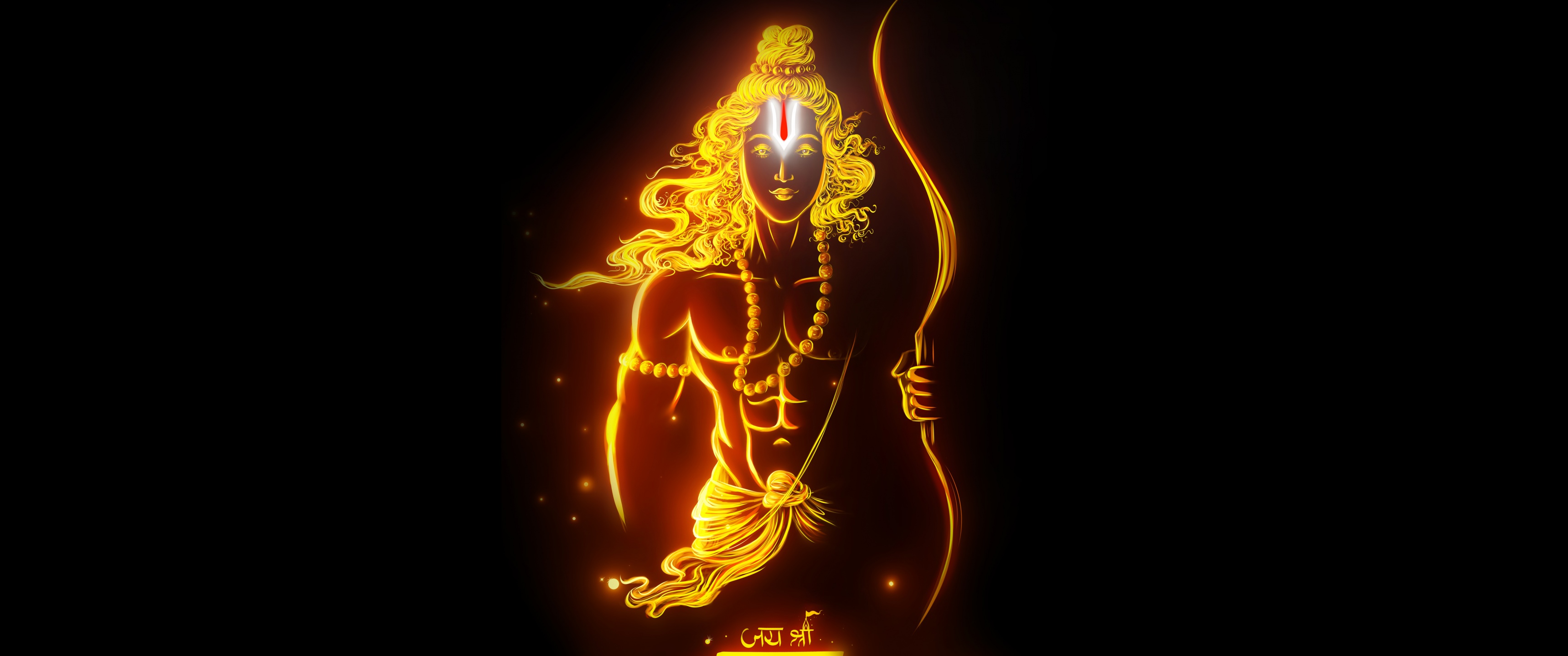 Jai Shri Ram Wallpaper 4K, Hindu God