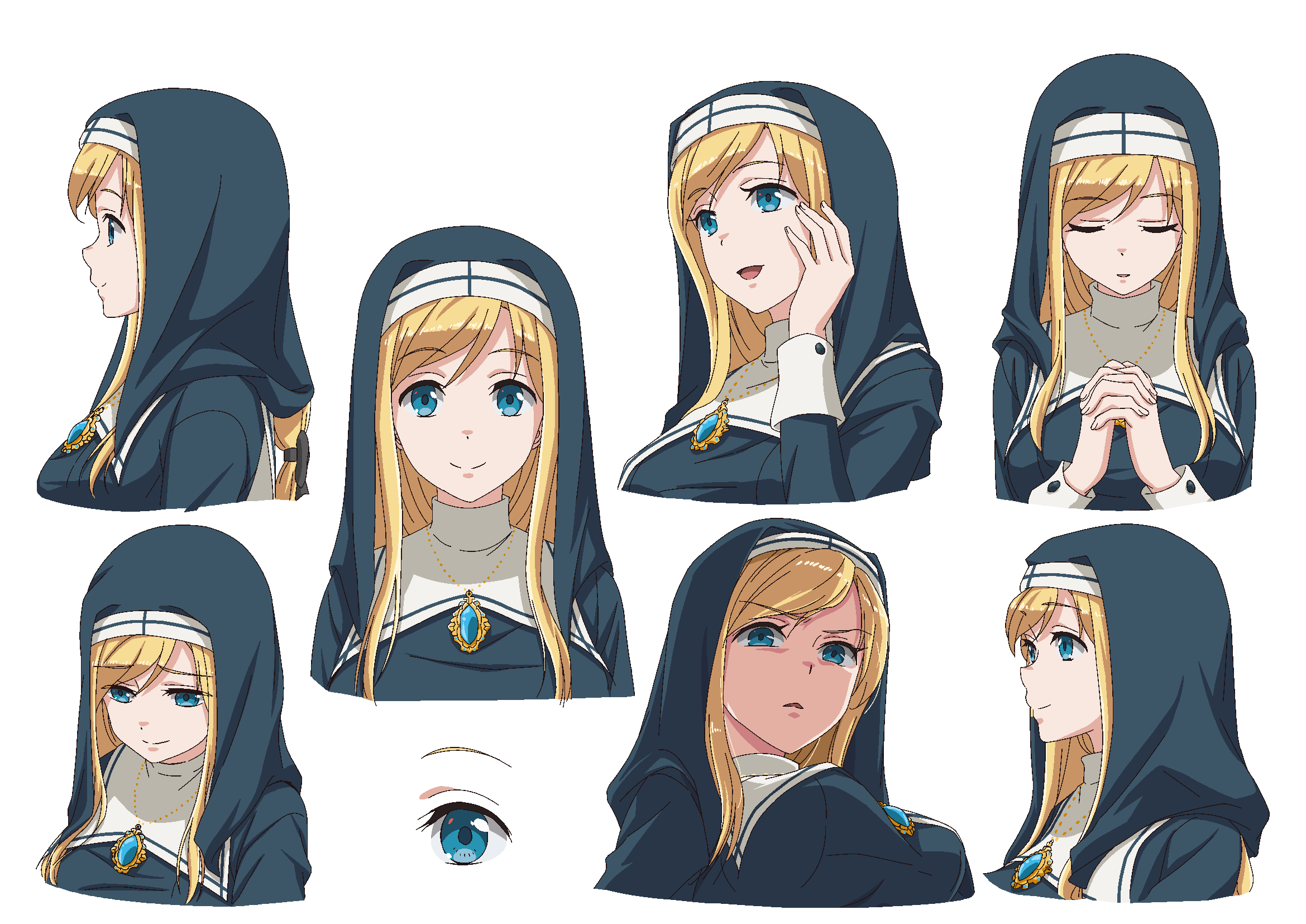 anime face concept