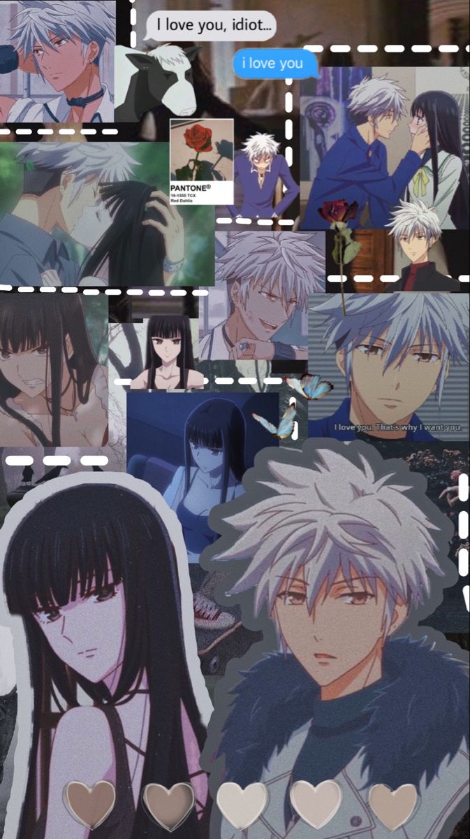 Hatsuharu and Rin aesthetic wallpaper