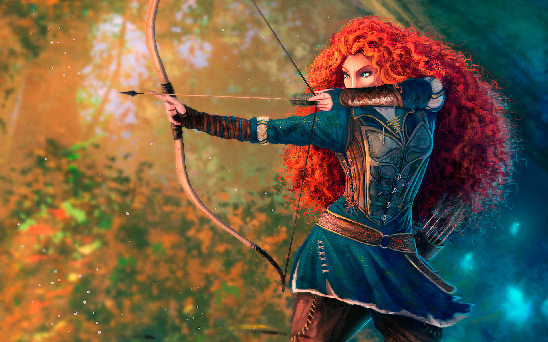 Download free Archery Merida From Brave