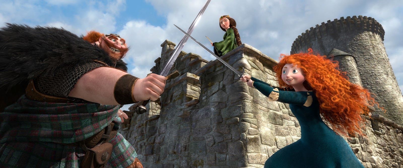 New Brave Image Show Merida's Swordplay