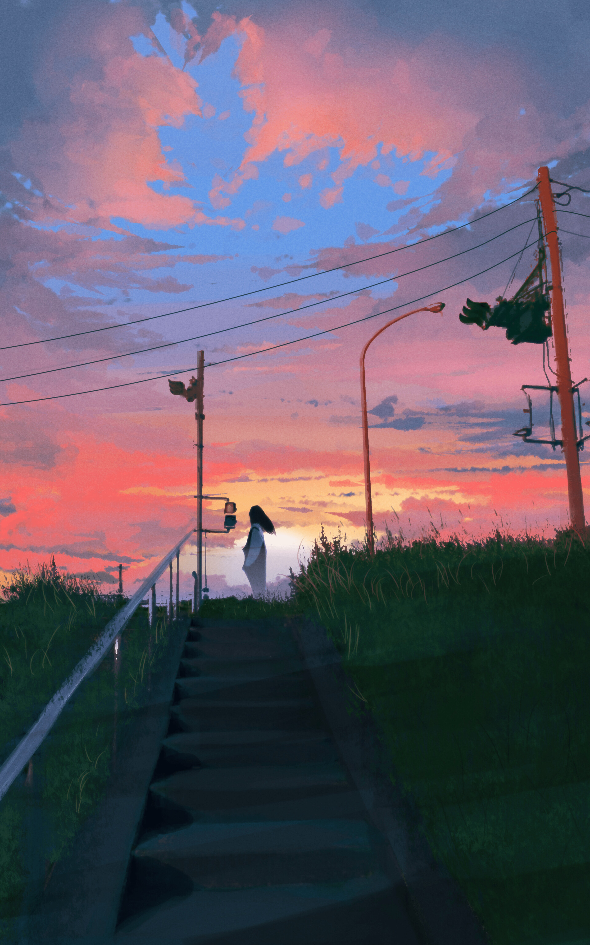 Anime Sunset
