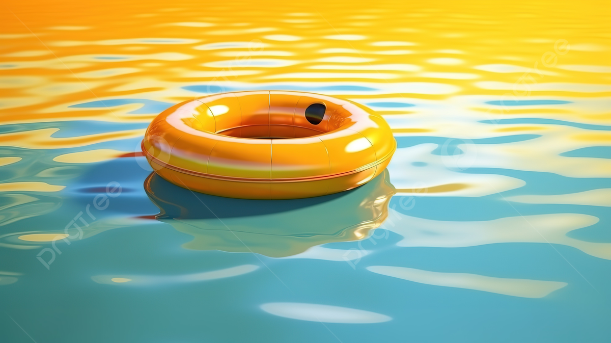 Sunny Summer Vibes 3D Illustration Of A