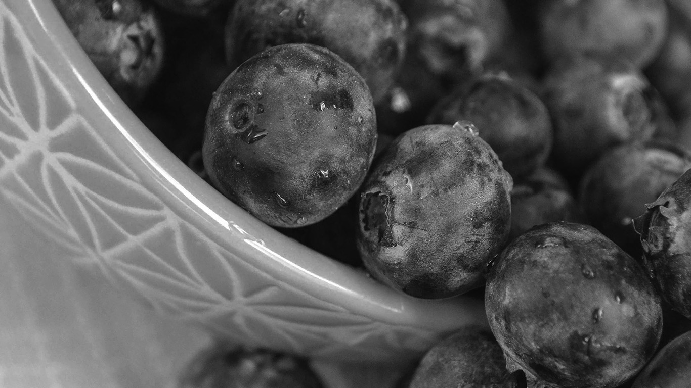 Summer Berry Grape Food Nature Dark Bw