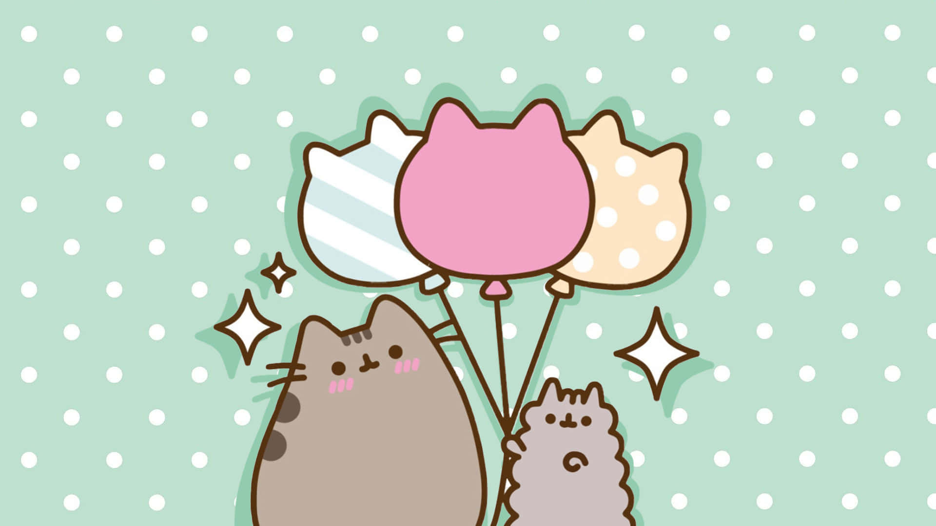 Download Pusheen Enjoys Playing on