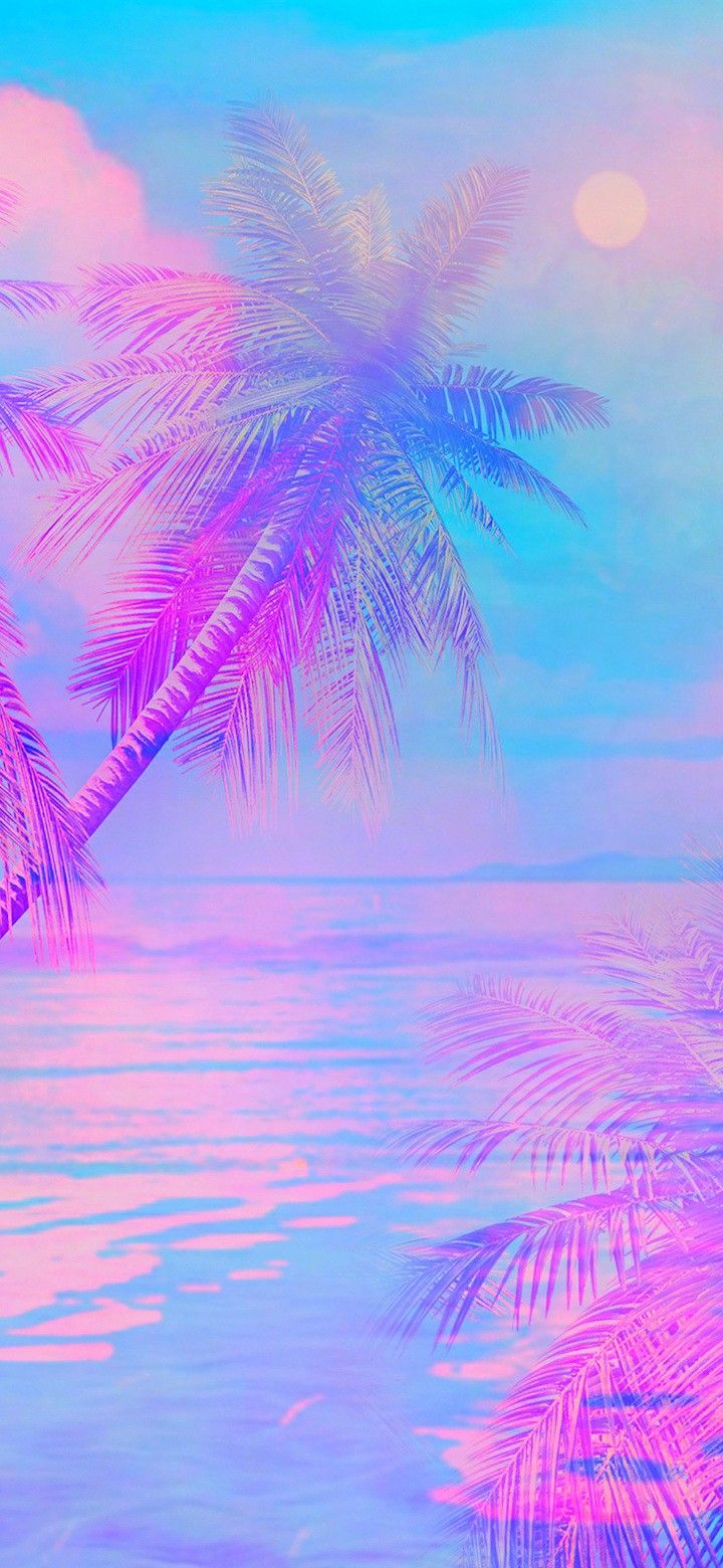 Pastel beach wallpaper. Beach