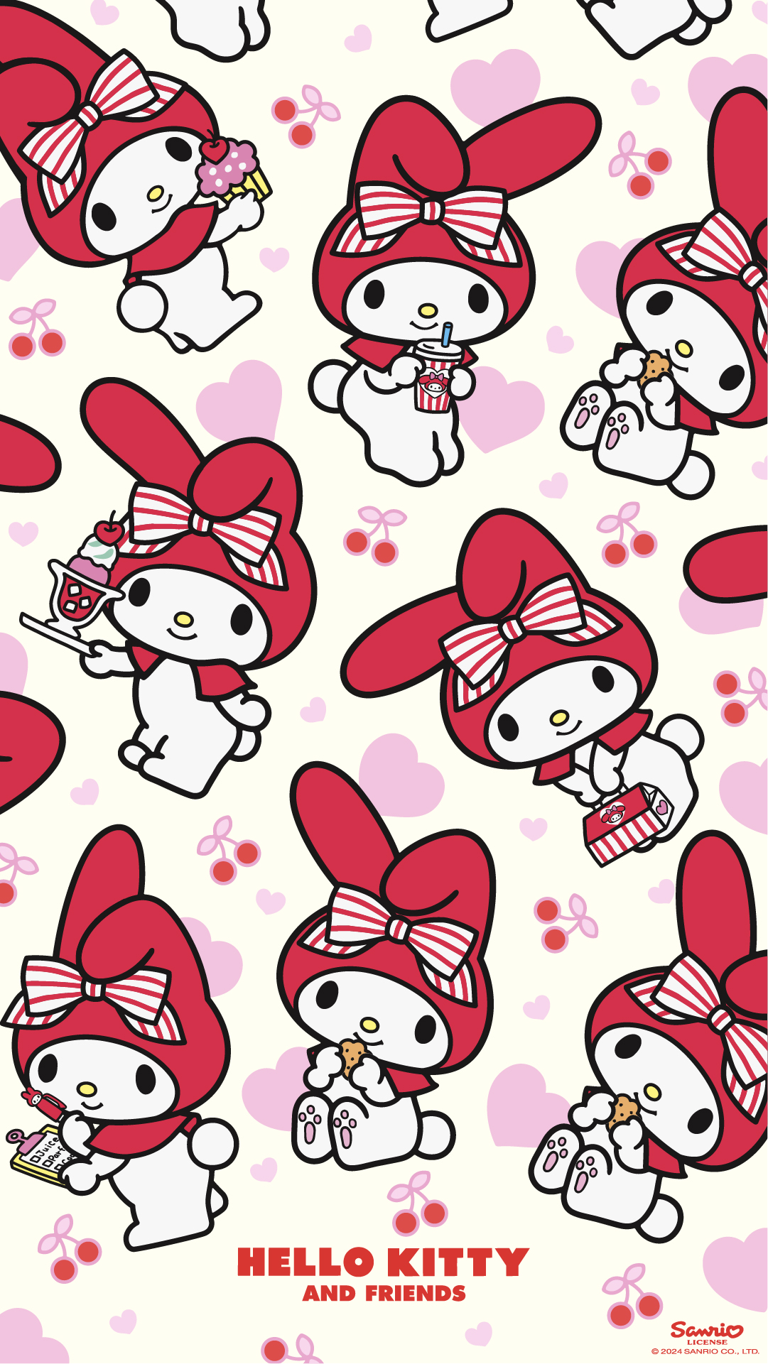 Hello Kitty & Friends Phone Wallpaper