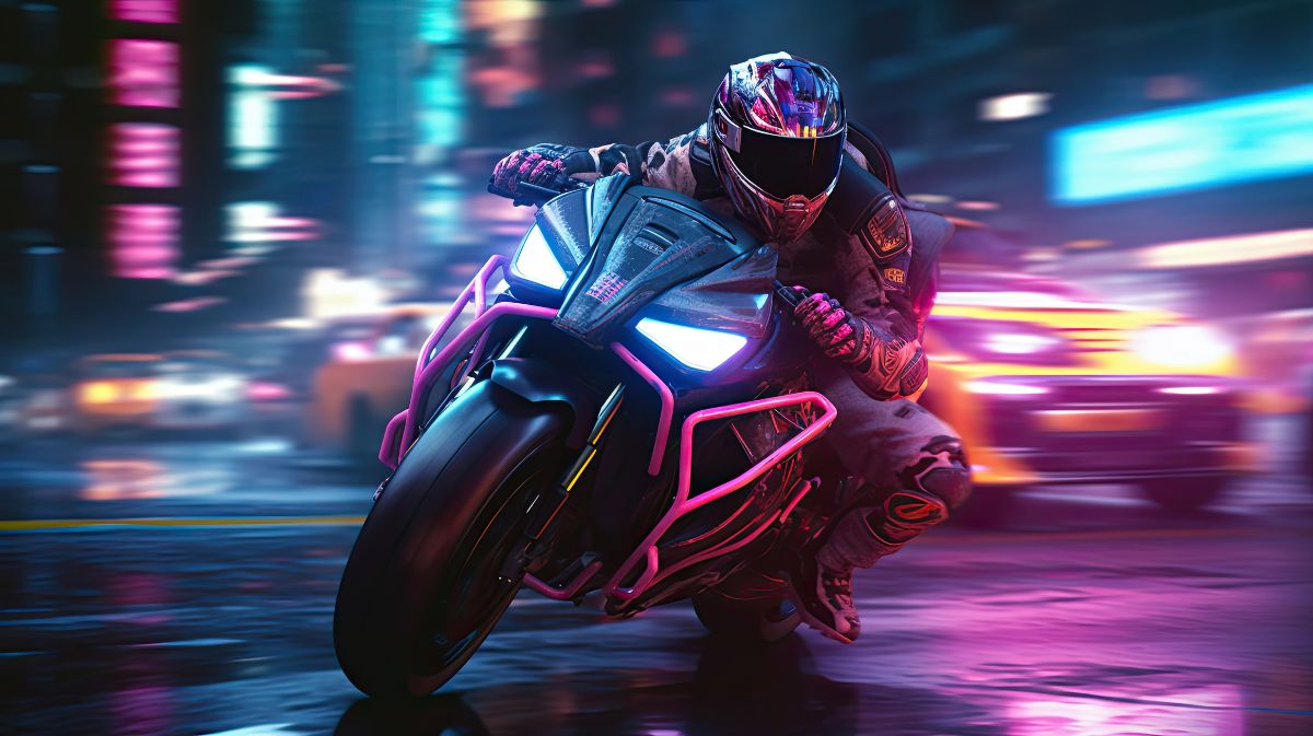 The Bike Rider Wallpaper for Wall