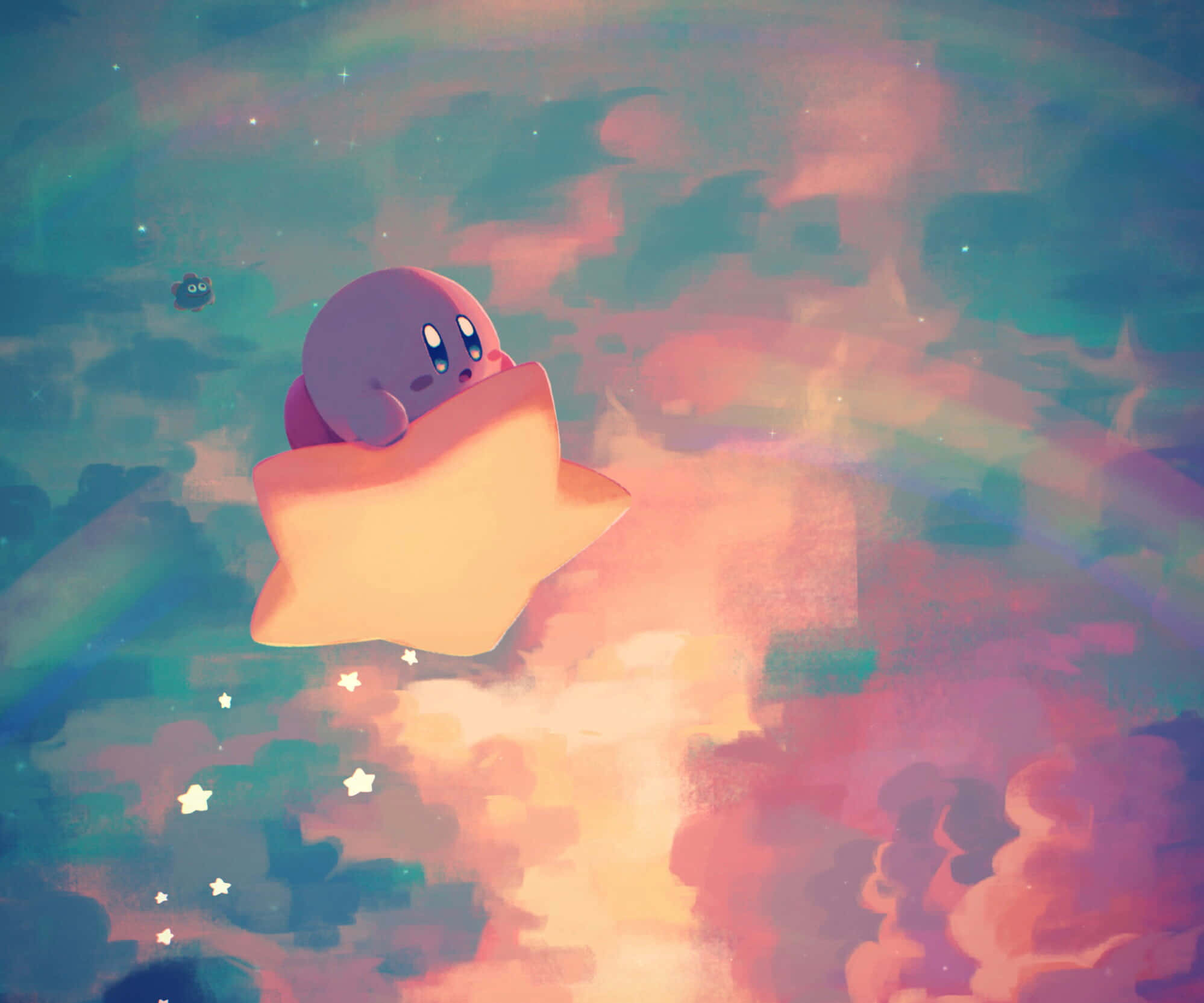 Download Kirby soars through