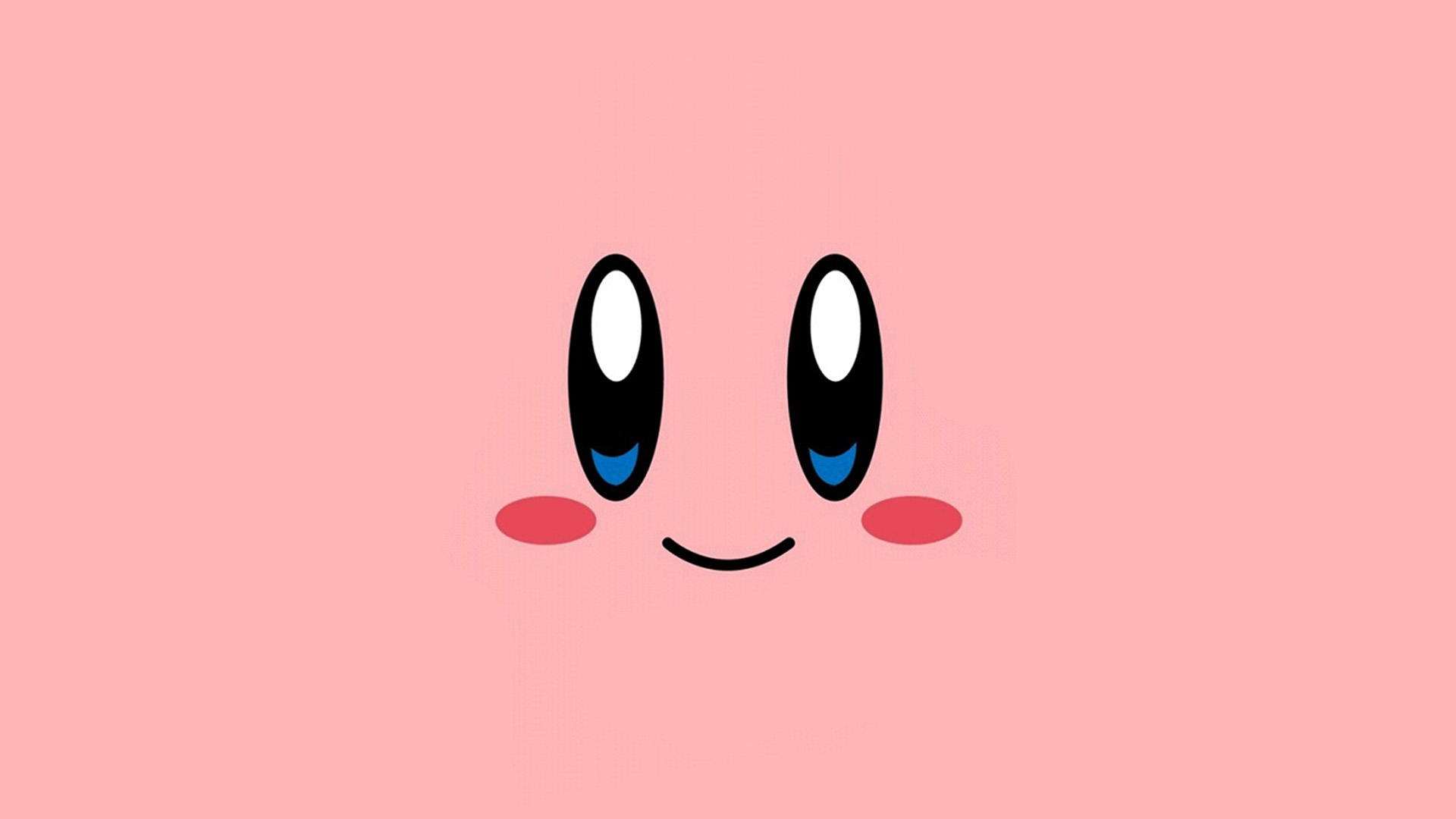Kirby Pink Face Cute Illustration Art