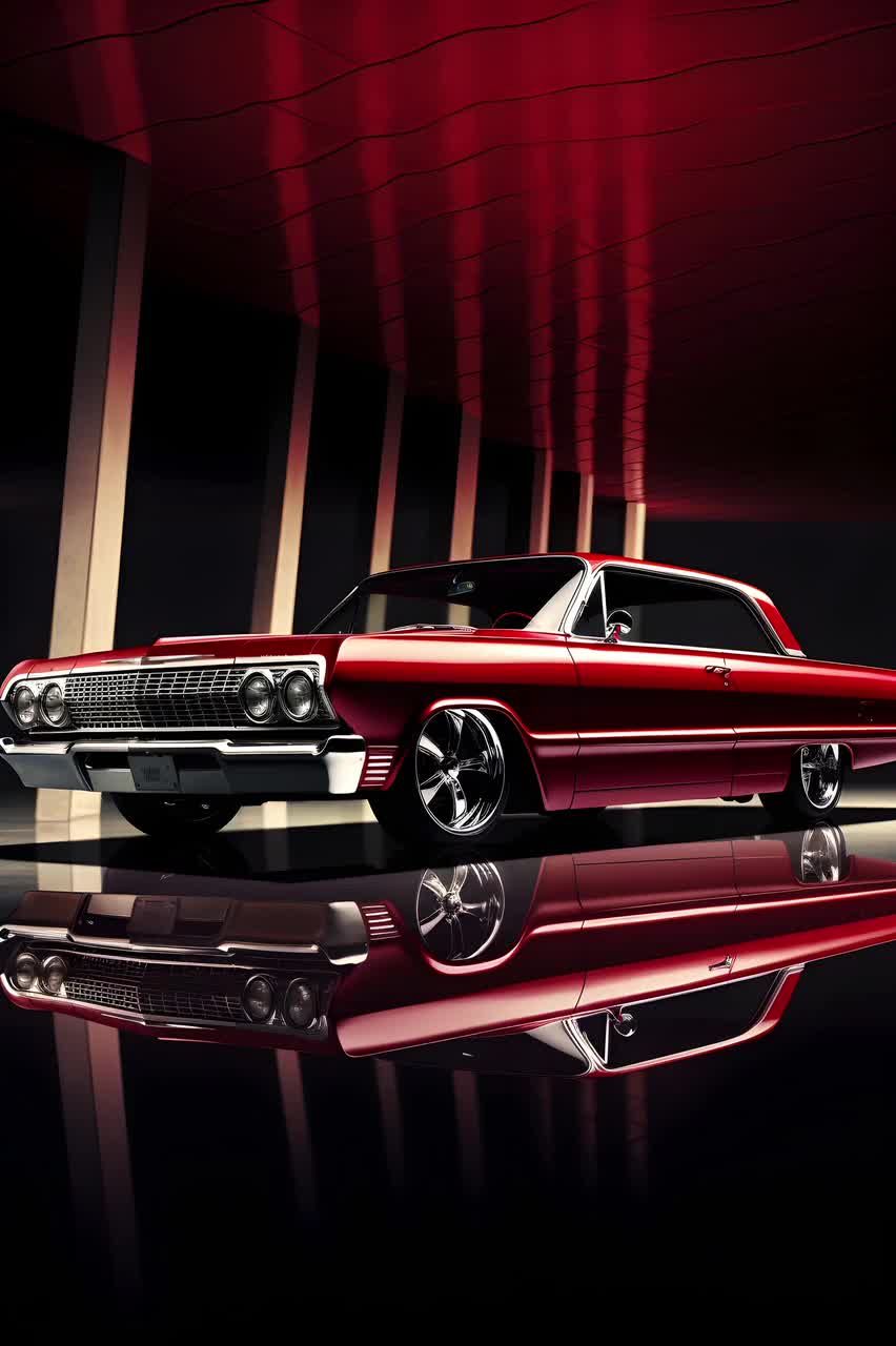 Vintage Chevy Impala Lowrider Digital