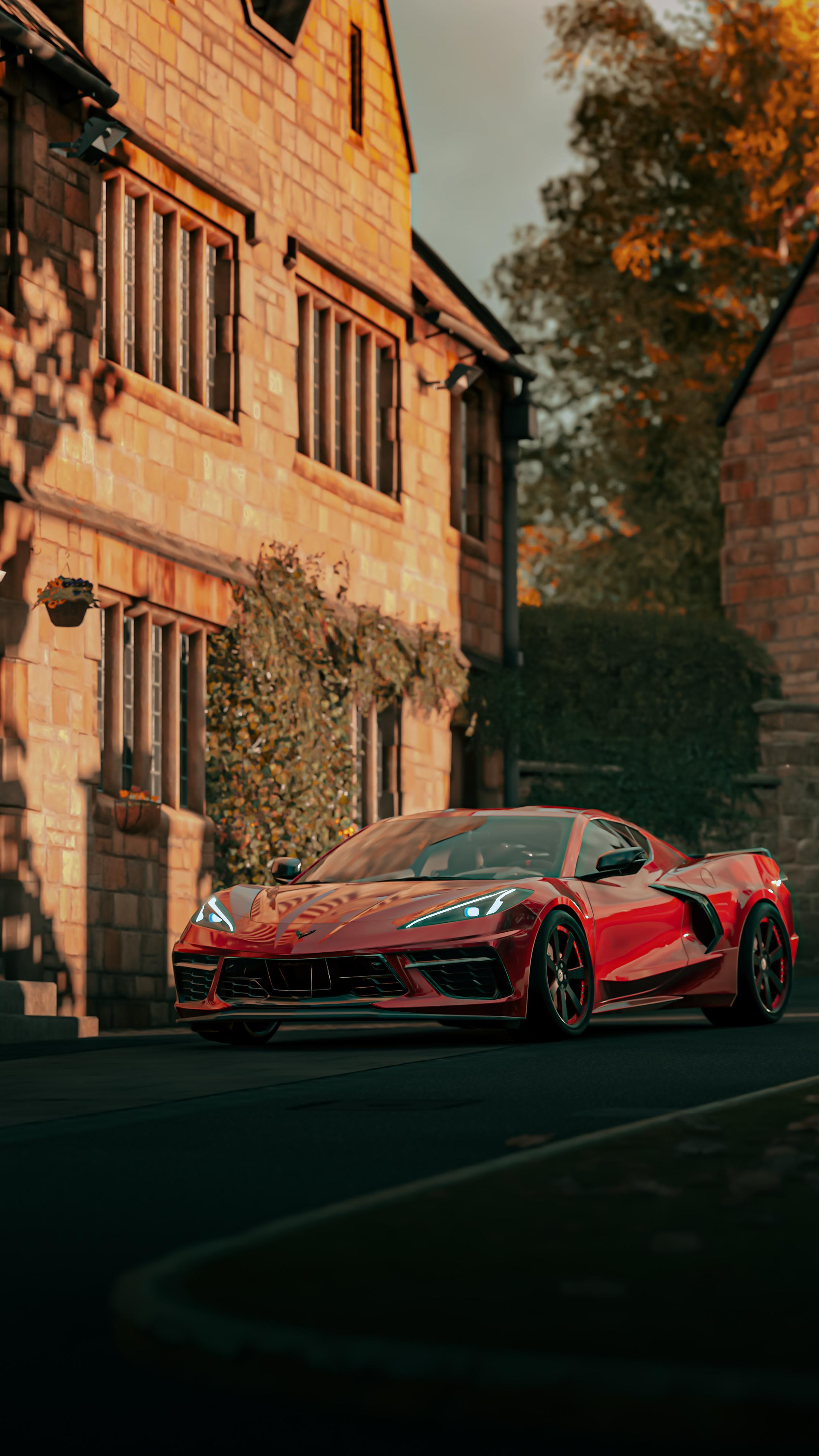 Here's a Chevy Corvette C8 Wallpaper