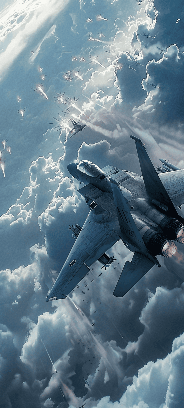 Fighter Jet Phone Wallpaper Made