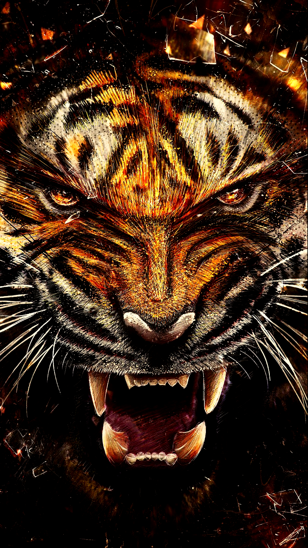 Wild Tiger Wallpaper 4K Phone. Phone