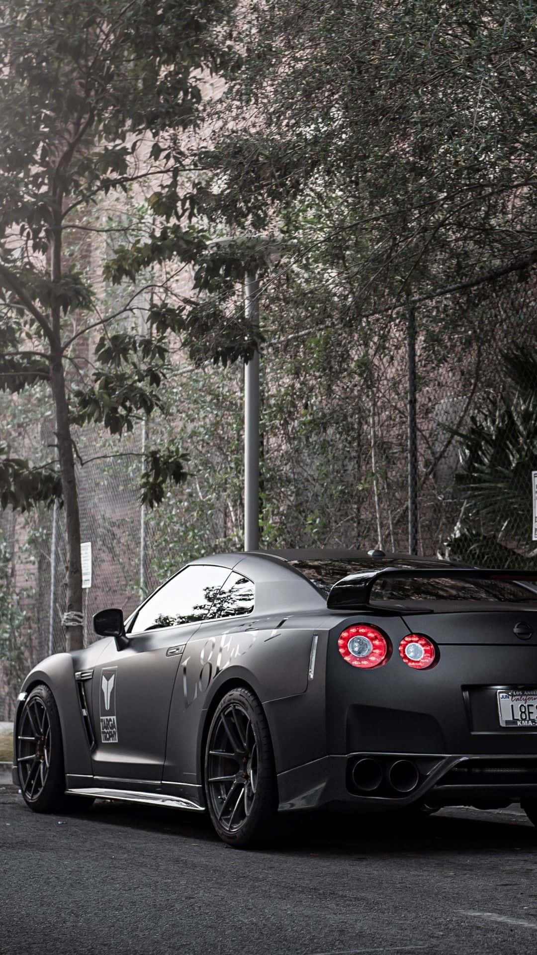 Download Black Gtr iPhone Wallpaper