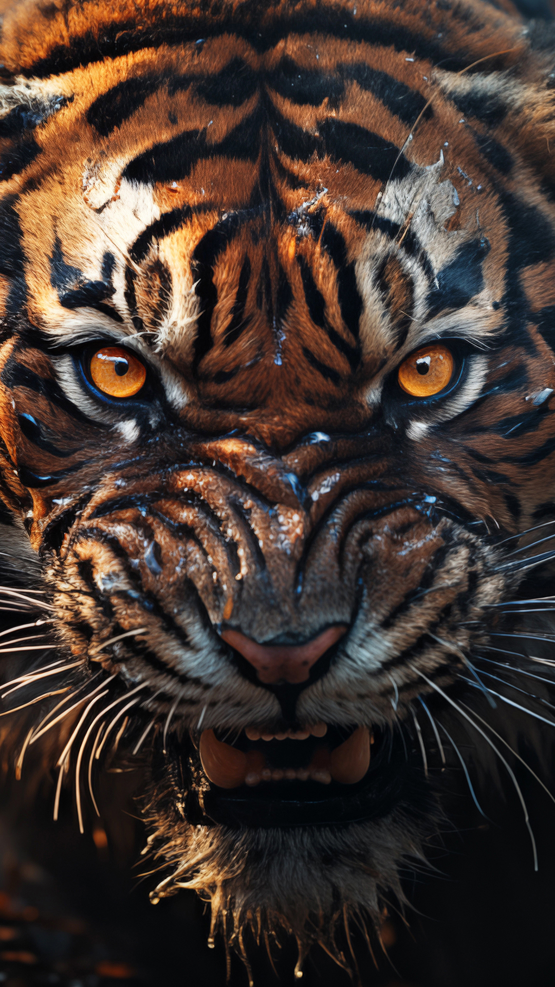 Close Up Tiger HD Wallpaper 4K Free