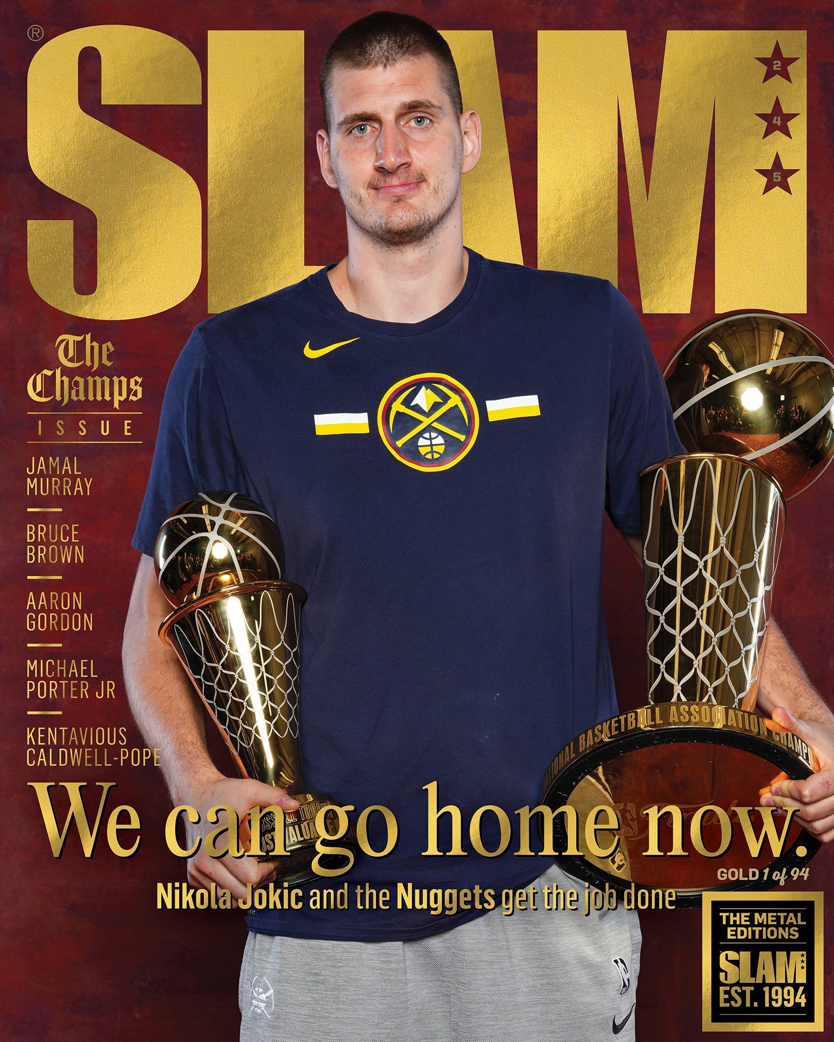 GOLD METAL: SLAM 245 Jokic (#d 94)