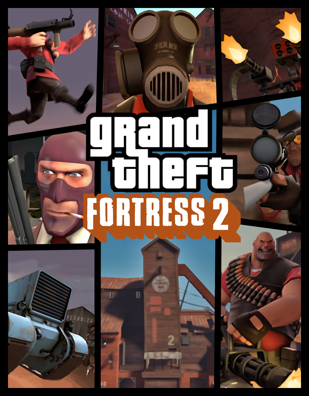 Team Fortress 2 x Grand Theft Auto
