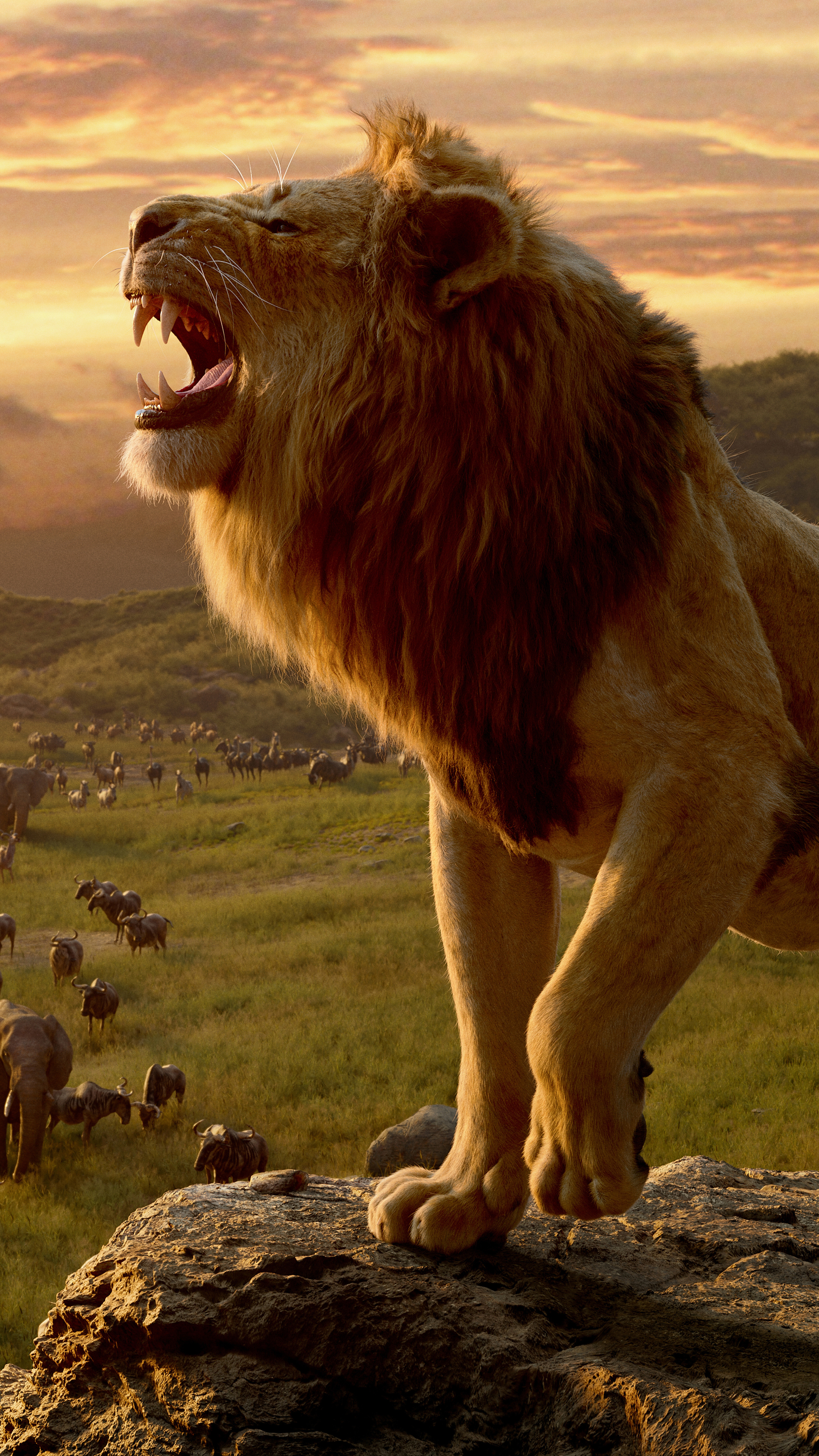 Mufasa from The Lion King 2019