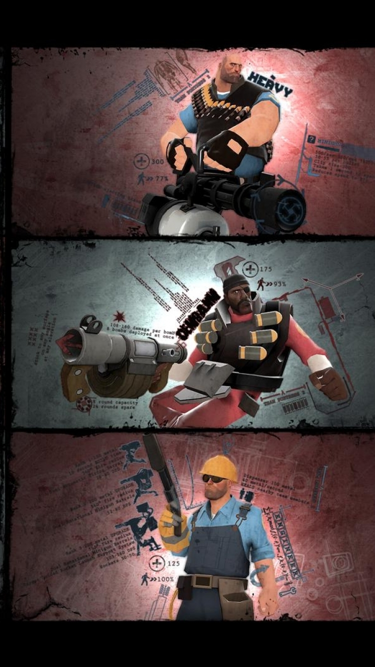 Team Fortress 2 Phone Wallpaper