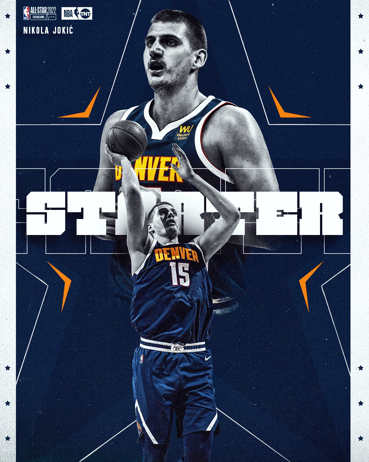 Nikola Jokic is a #NBAAllStar starter