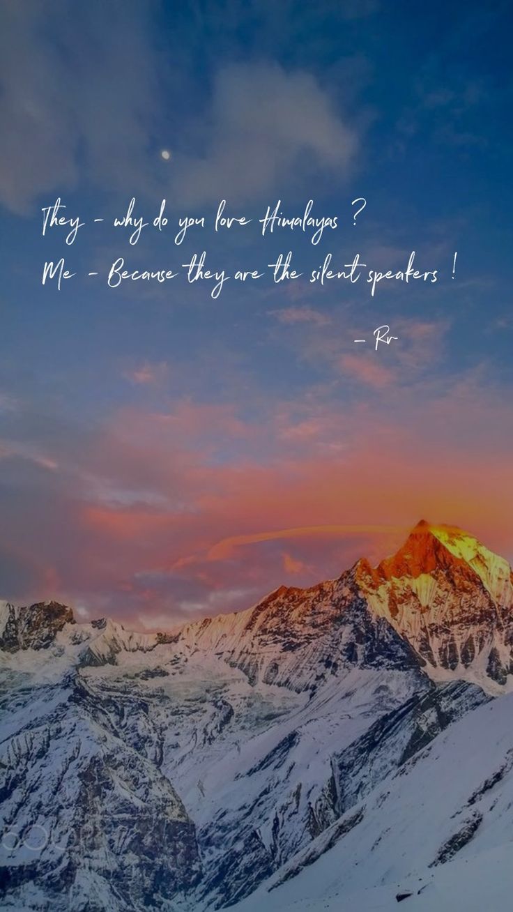 himalayas quotes. Aesthetic writing