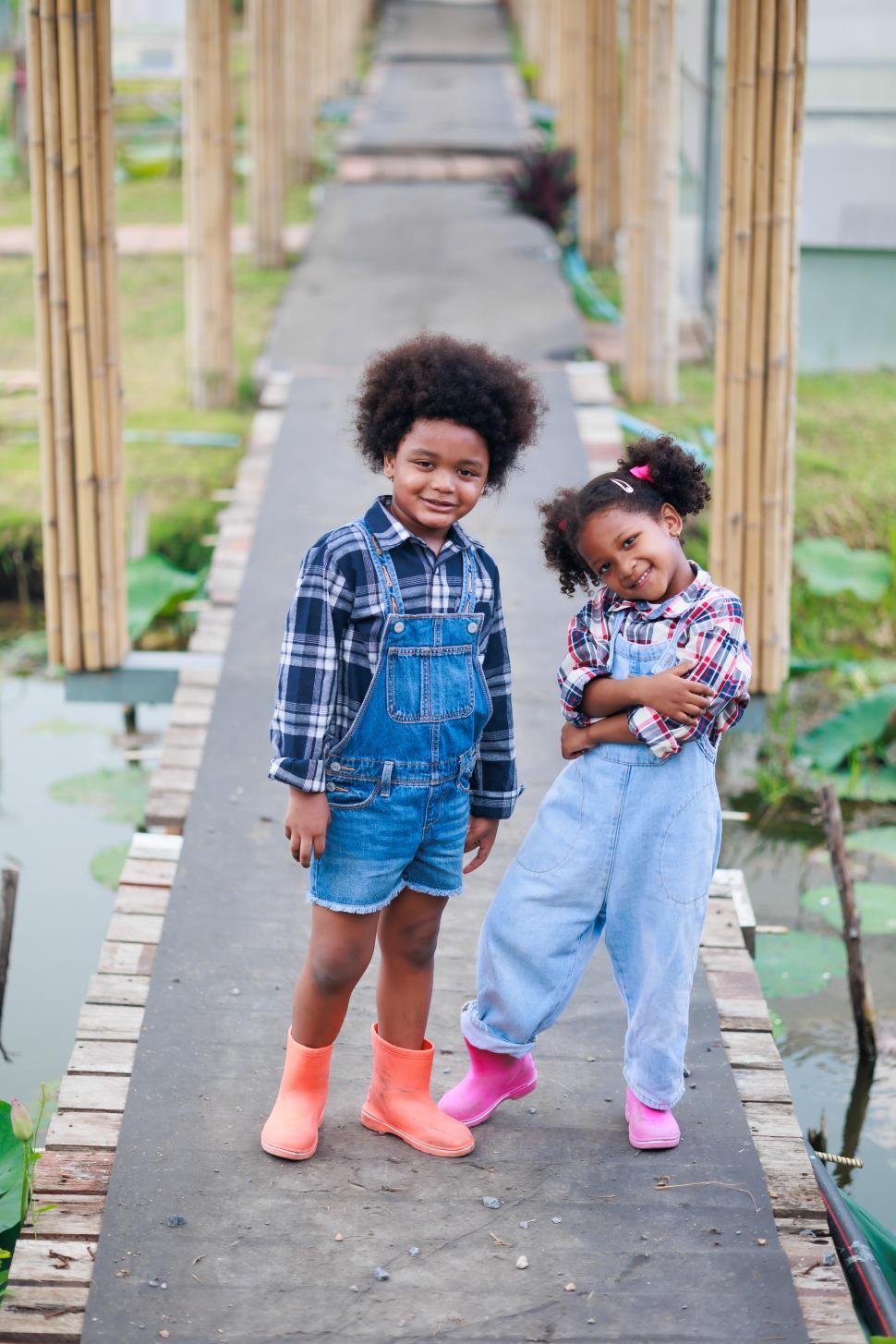 cute kids and sister