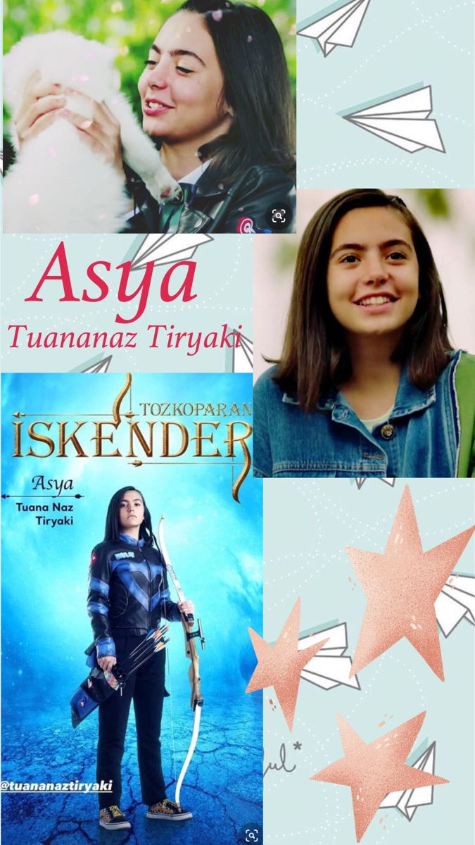 Asya Tuananaz Tiryaki. Asya, Çizimler