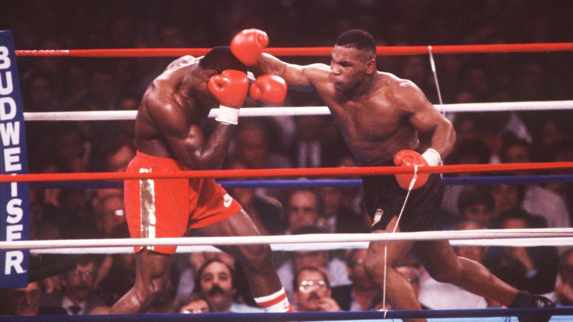 Famous boxer Mike tyson in the ring