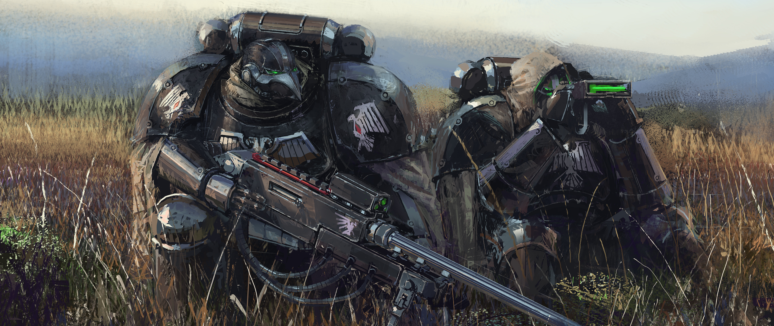 Raven Guard HD Space Marine Wallpaper