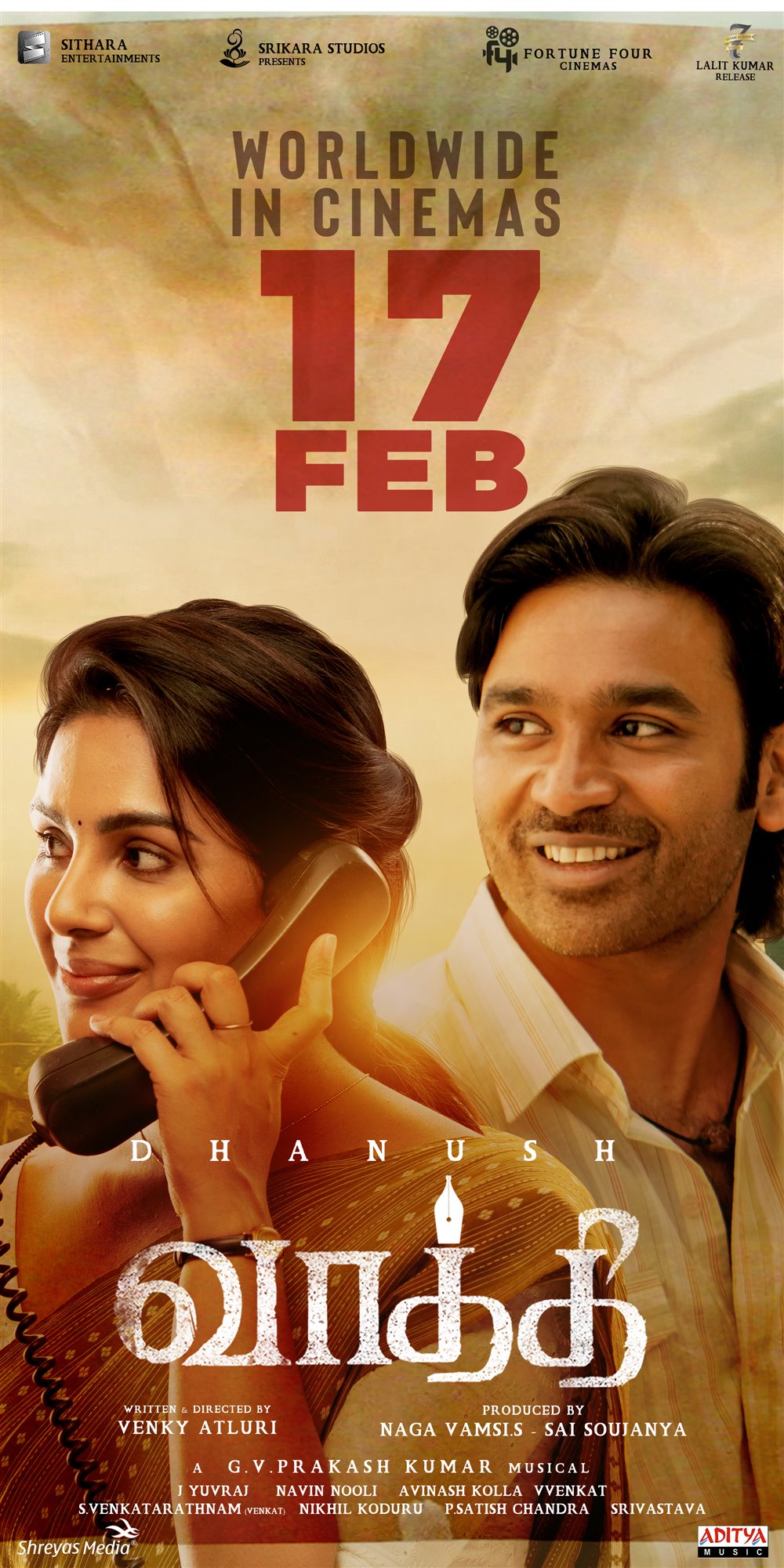 Vaathi Movie Release Posters HD