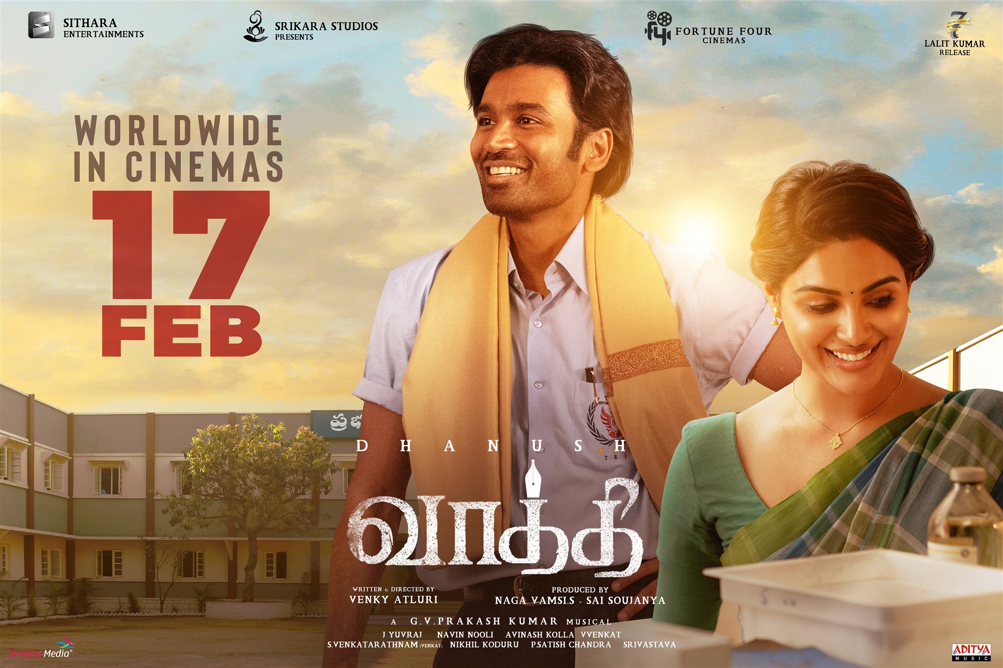 Vaathi Movie Release Posters HD