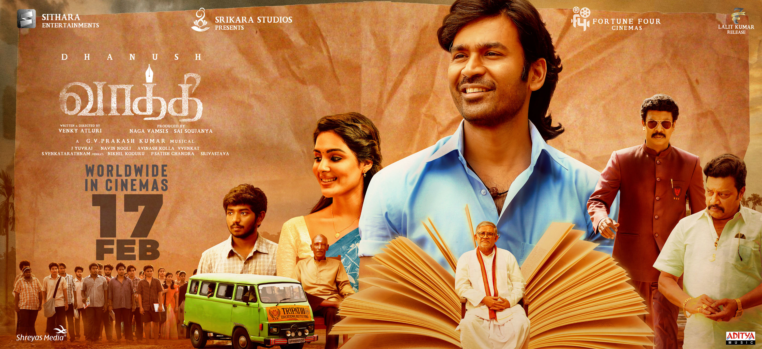 Vaathi Movie Release Posters HD