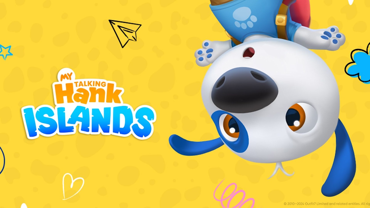 mobile game My Talking Hank: Islands