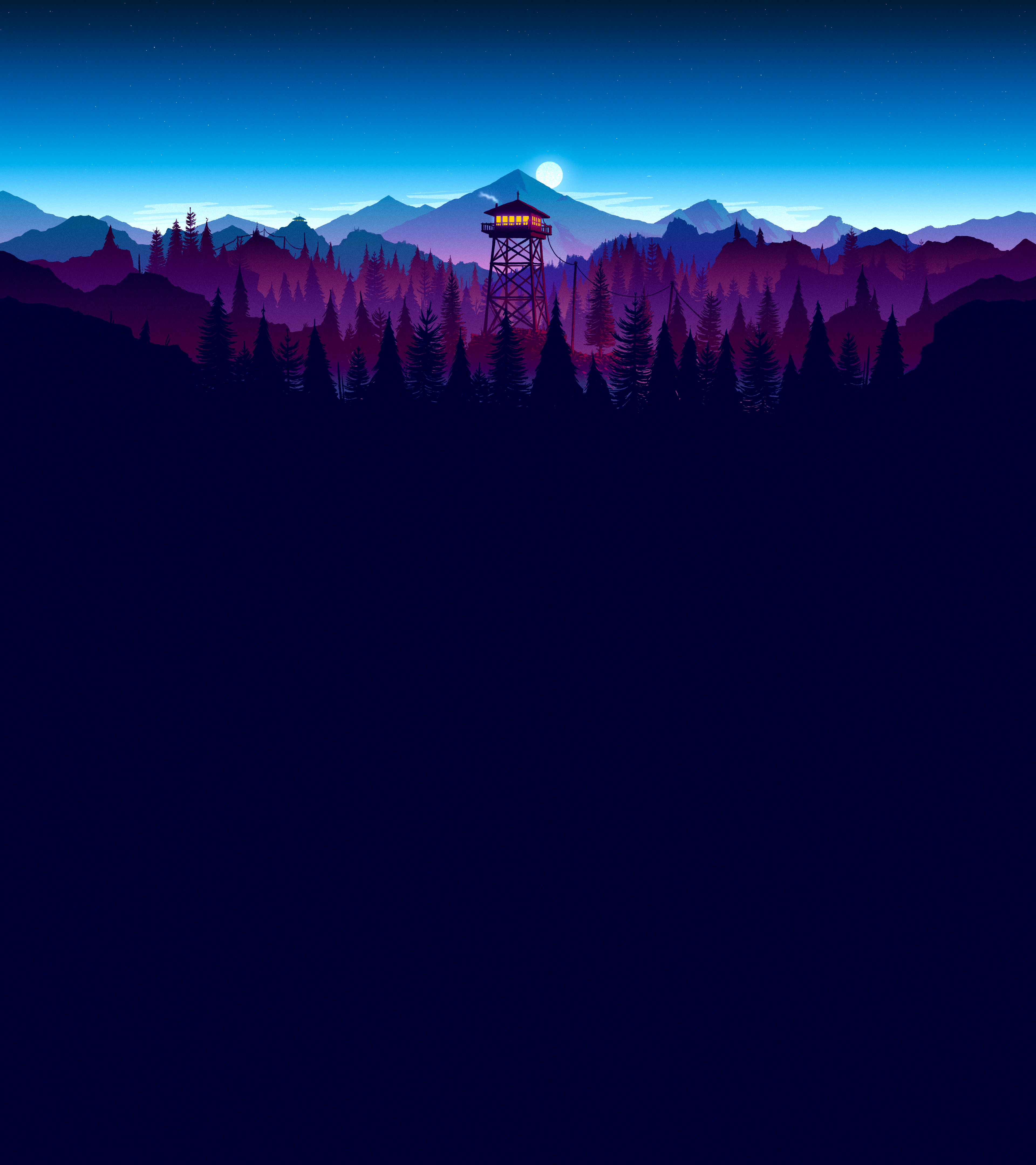 These Firewatch wallpaper I edited