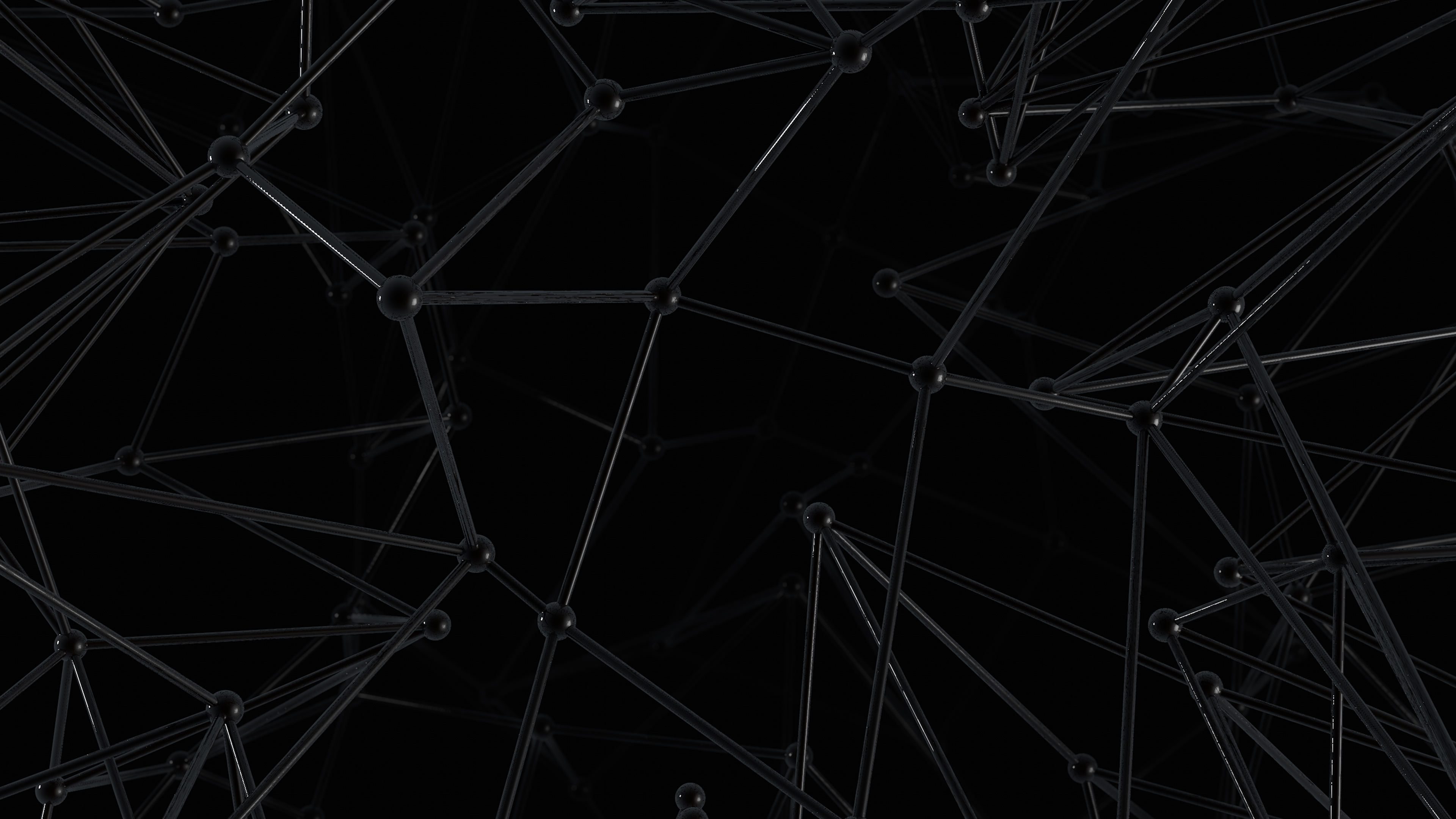 Atomic Black Wallpaper 4K