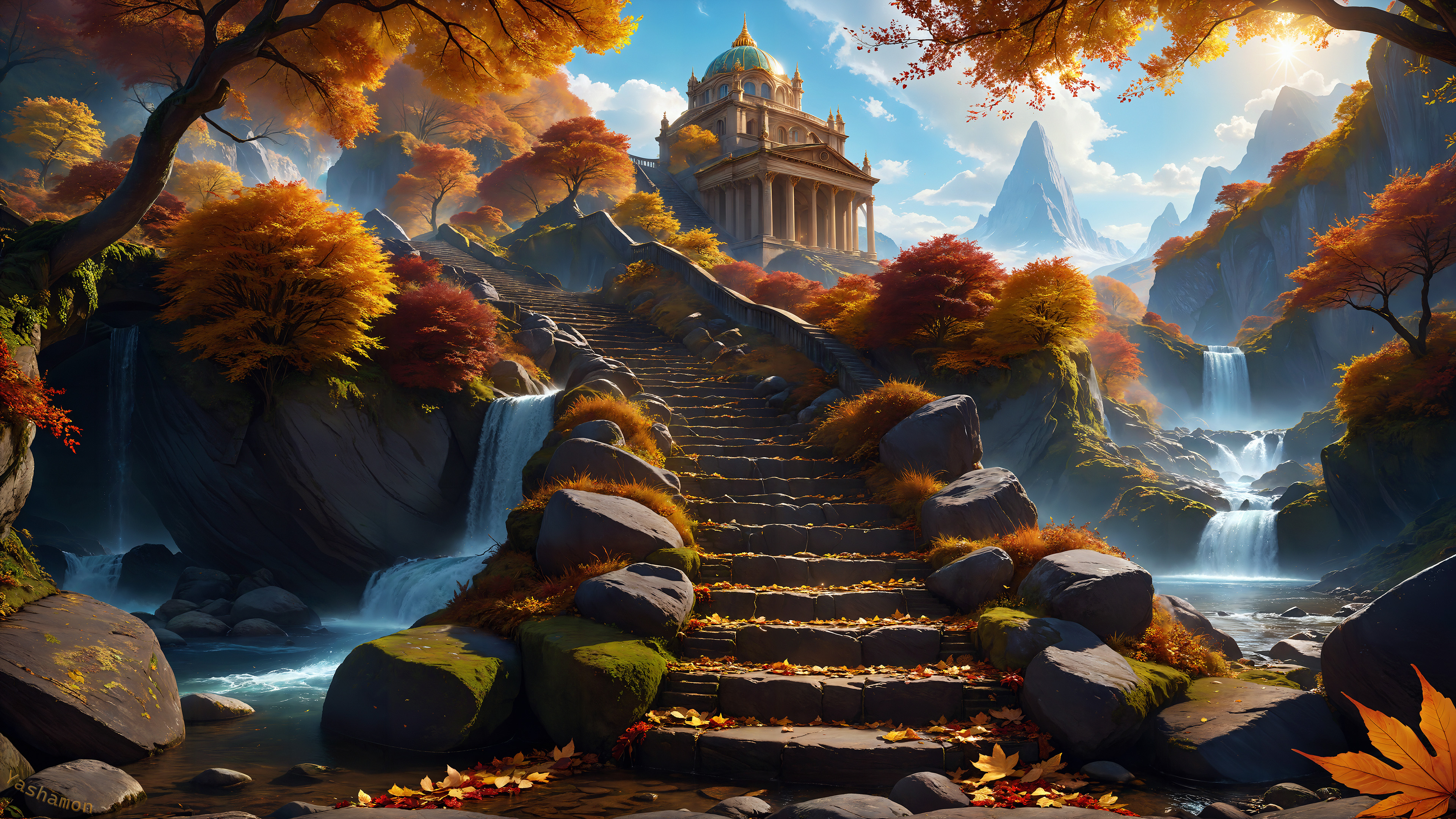 Fantasy Castle 4k Ultra HD Wallpaper