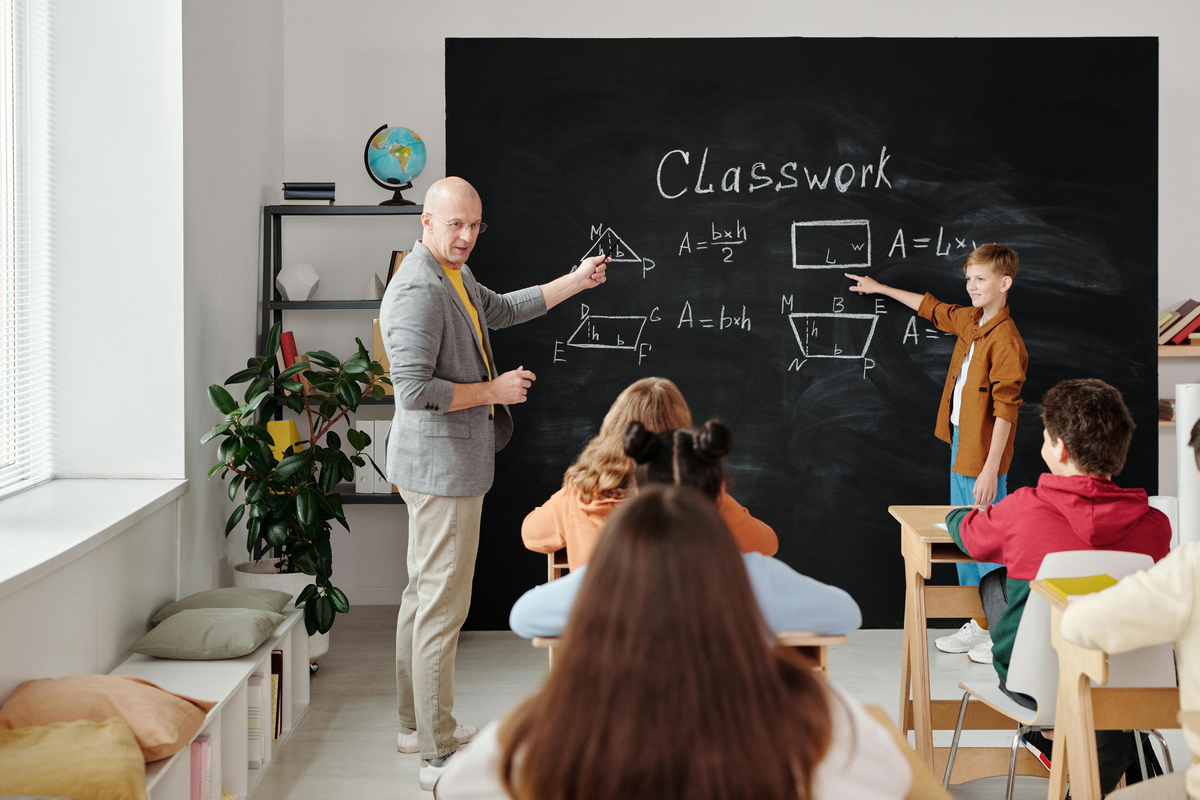 Teacher Talking to the Class · Free