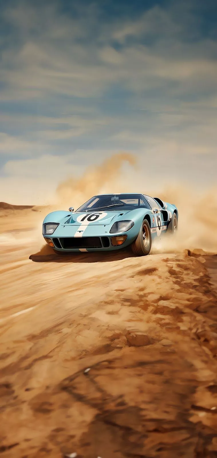 FORD GT RACE IPHONE HD WALLPAPER