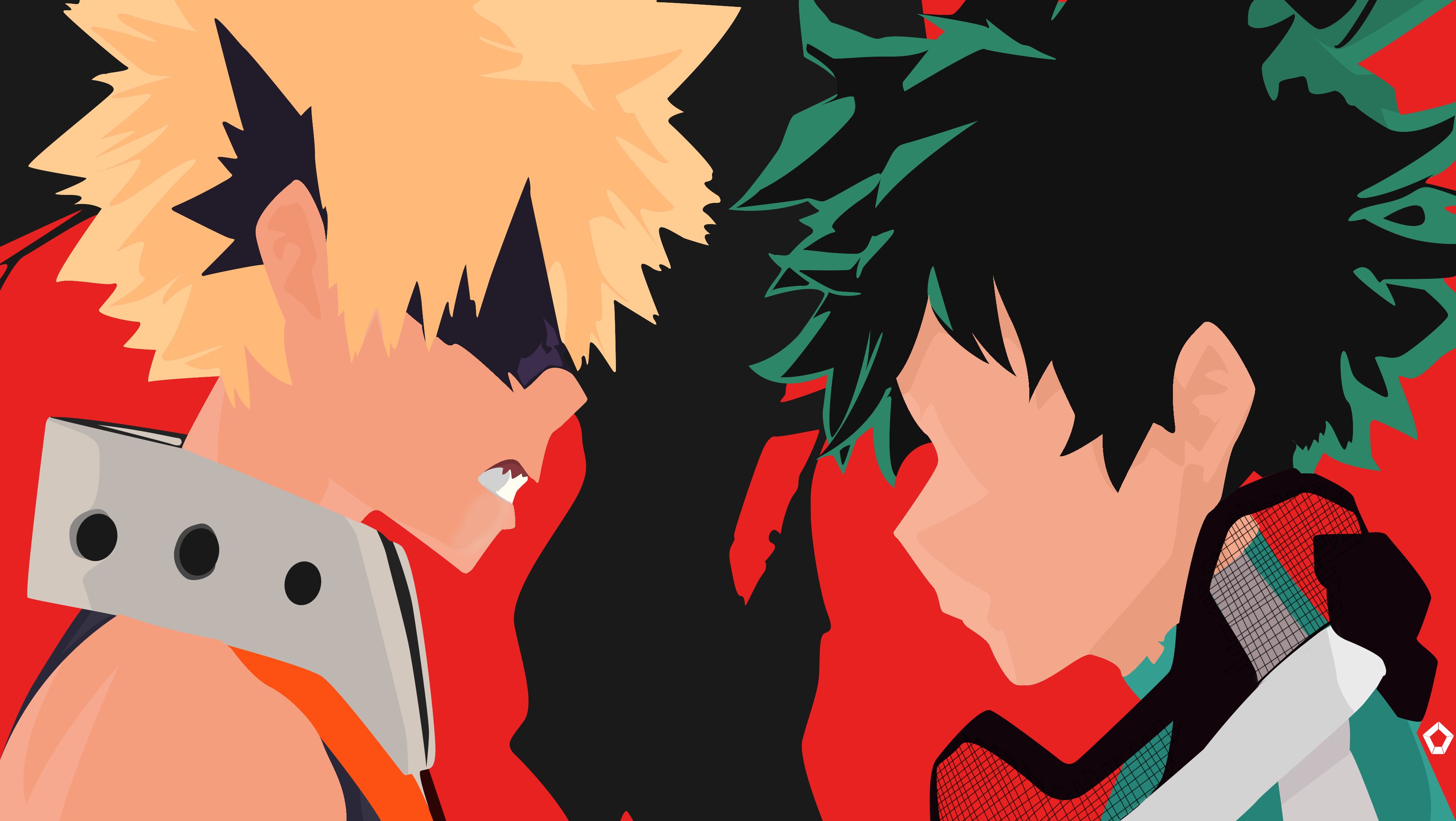 Anime, Izuku Midoriya, Katsuki Bakugou