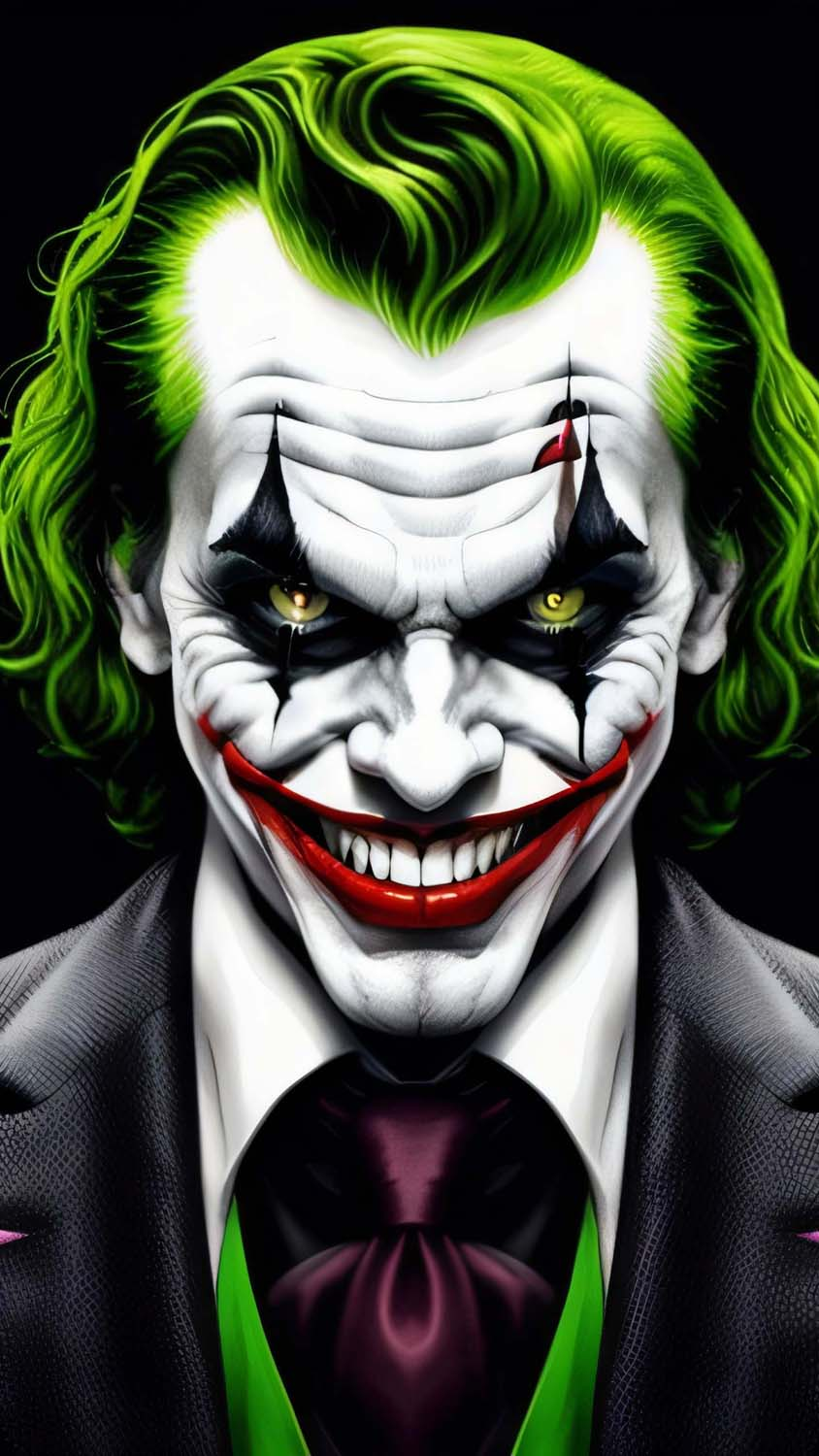 Joker Evil Face IPhone Wallpaper HD