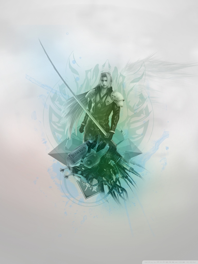 Final Fantasy 7 ABSTRACT SEPHIROTH