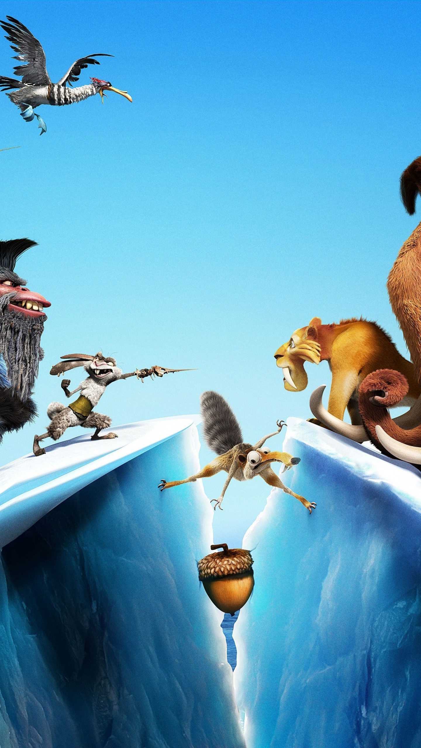 Download wallpaper 1440x2560 ice age