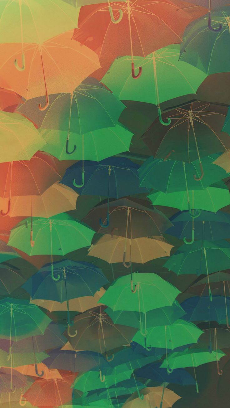 Umbrella Party Red Pattern iPhone 8