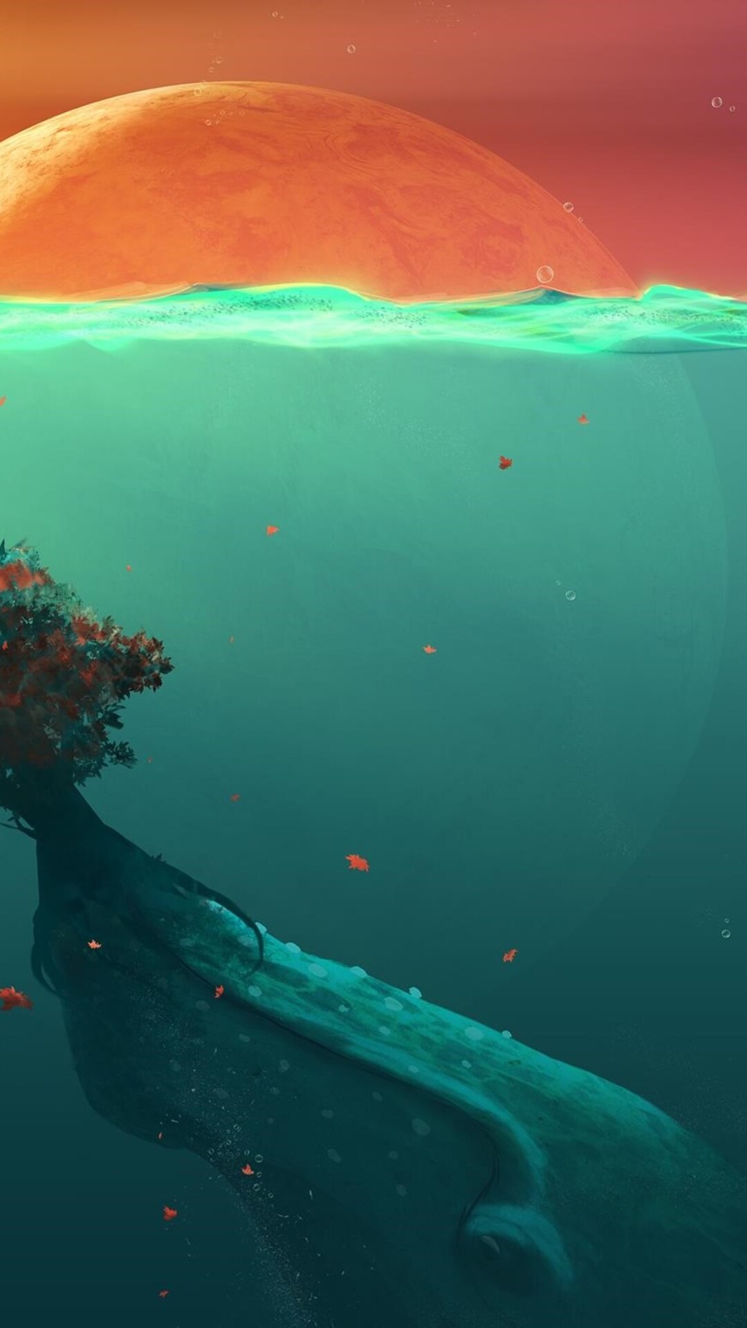 Deep Ocean Planet Fish iPhone 7, 6s, 6 Plus, Pixel xl , One Plus 3, 3t, 5 , HD 4k Wallpaper, Image, Background, Photos and Picture