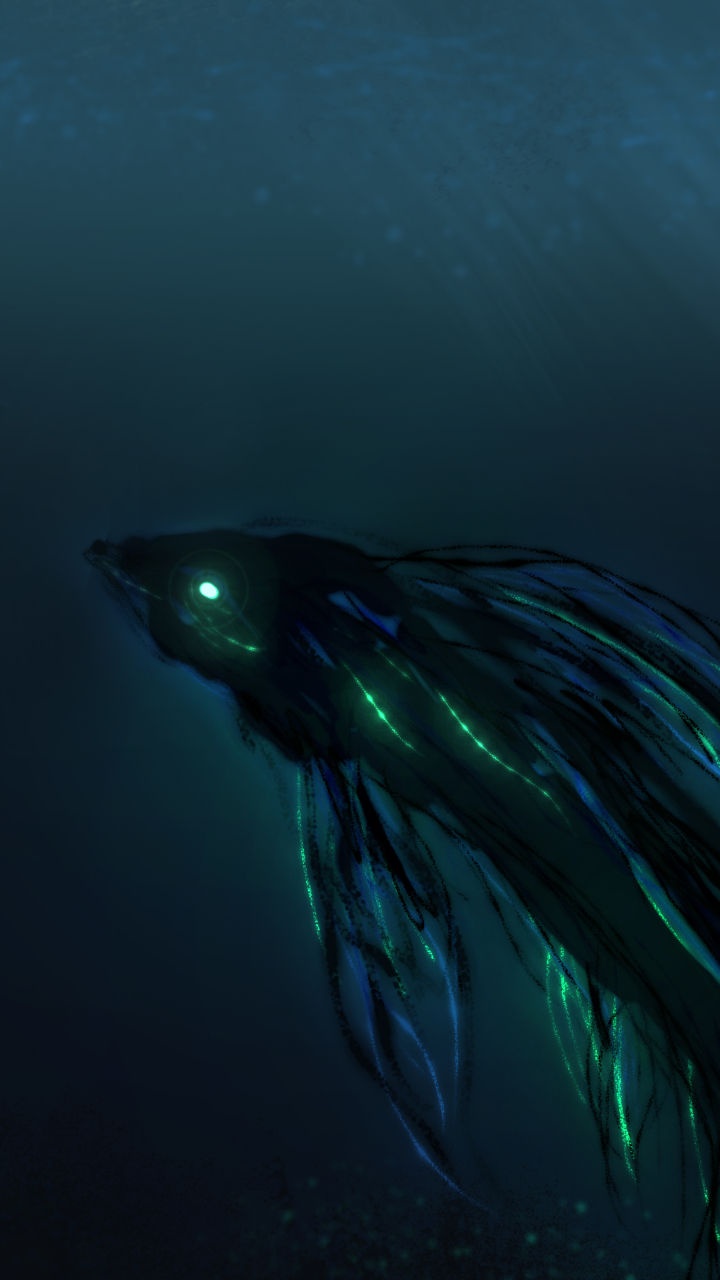 Sea Monster Phone Wallpaper